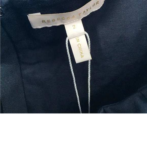 Mormon wives Black v neck short dress size2 extra small with a bumble hem nwt - Picture 3 of 9